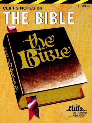 cover image of CliffsNotes<sup>TM</sup> on The Bible